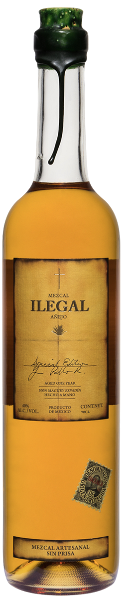 Bottle of Ilegal Añejo Mezcal, 40% - The Spirits Room