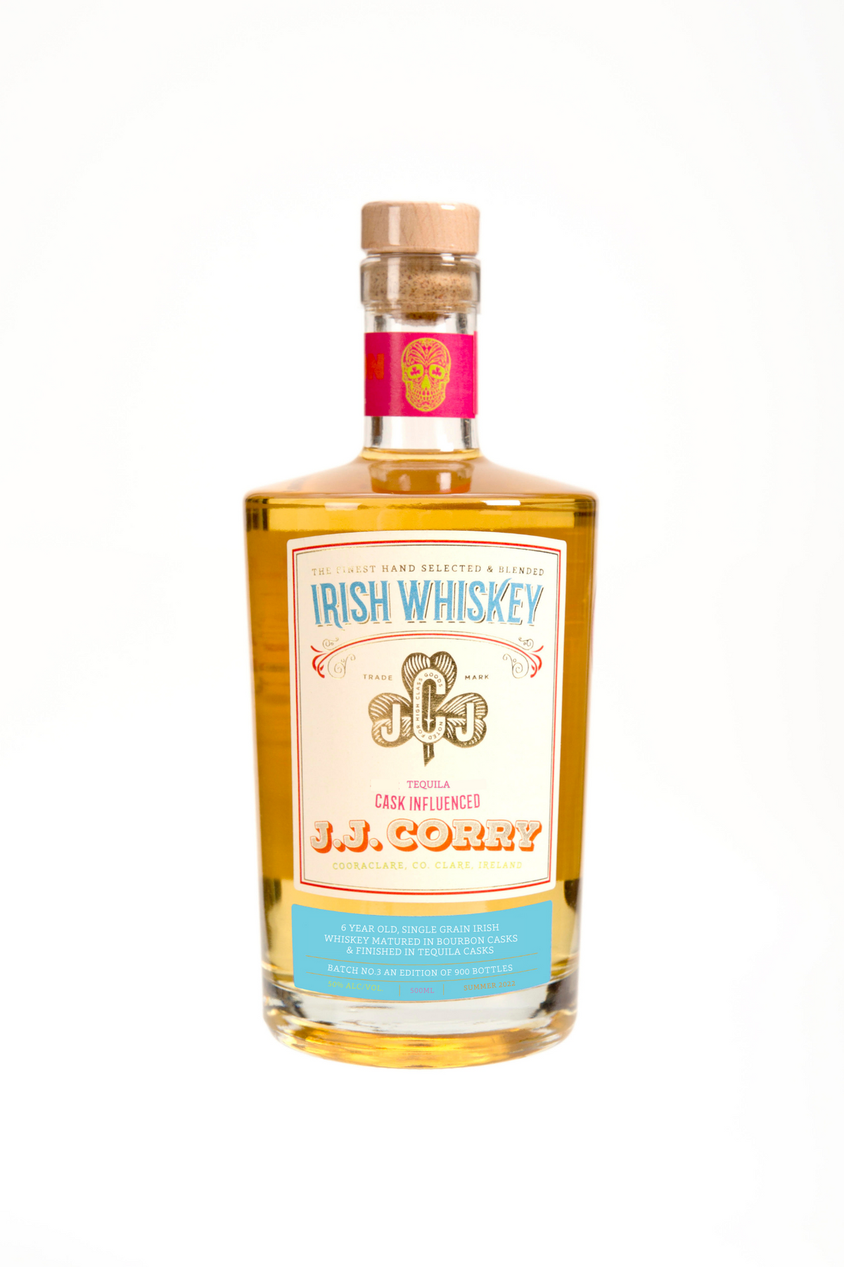 Bottle of J.J. Corry The Battalion Batch 3, Blended Irish Whiskey, 50% - The Spirits Room