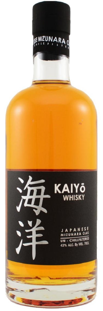 Bottle of Kaiyo Original Mizunara Oak, Japanese Blended Malt Whisky, 46% - The Spirits Room