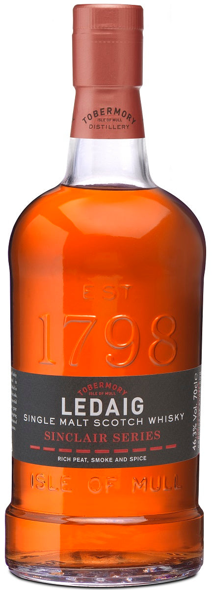 Bottle of Ledaig Sinclair Series, Rioja Cask Finish, Single Malt Scotch Whisky, 46.3% - The Spirits Room