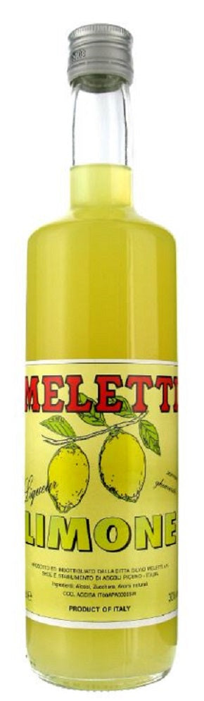 Bottle of Meletti Limoncello, 30% - The Spirits Room