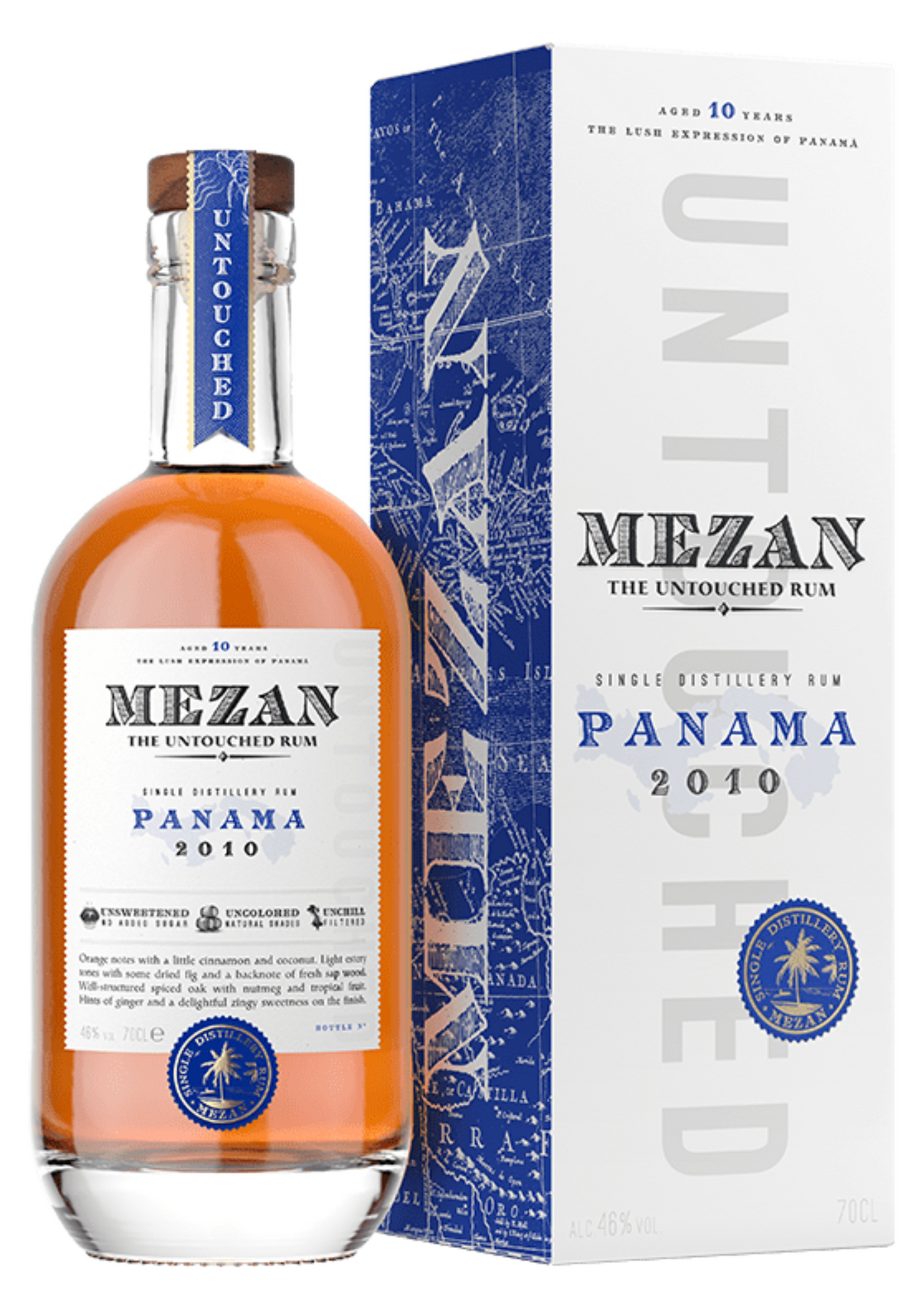Bottle of 2010 Mezan 10-Year-Old Panama Rum, 46% - The Spirits Room