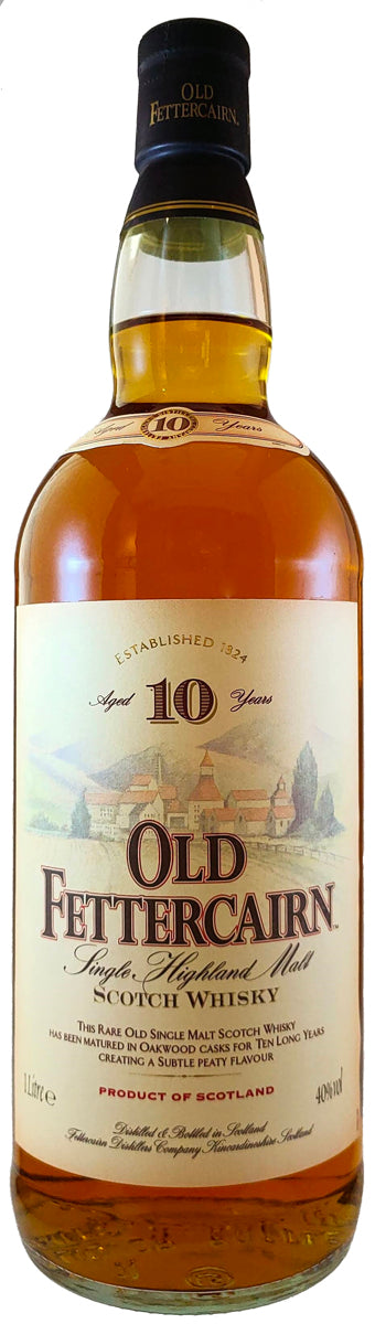 Bottle of Old Fettercairn 10-Year-Old, Single Malt Scotch Whisky, Bot. 1990s, 1L, 40% - The Spirits Room