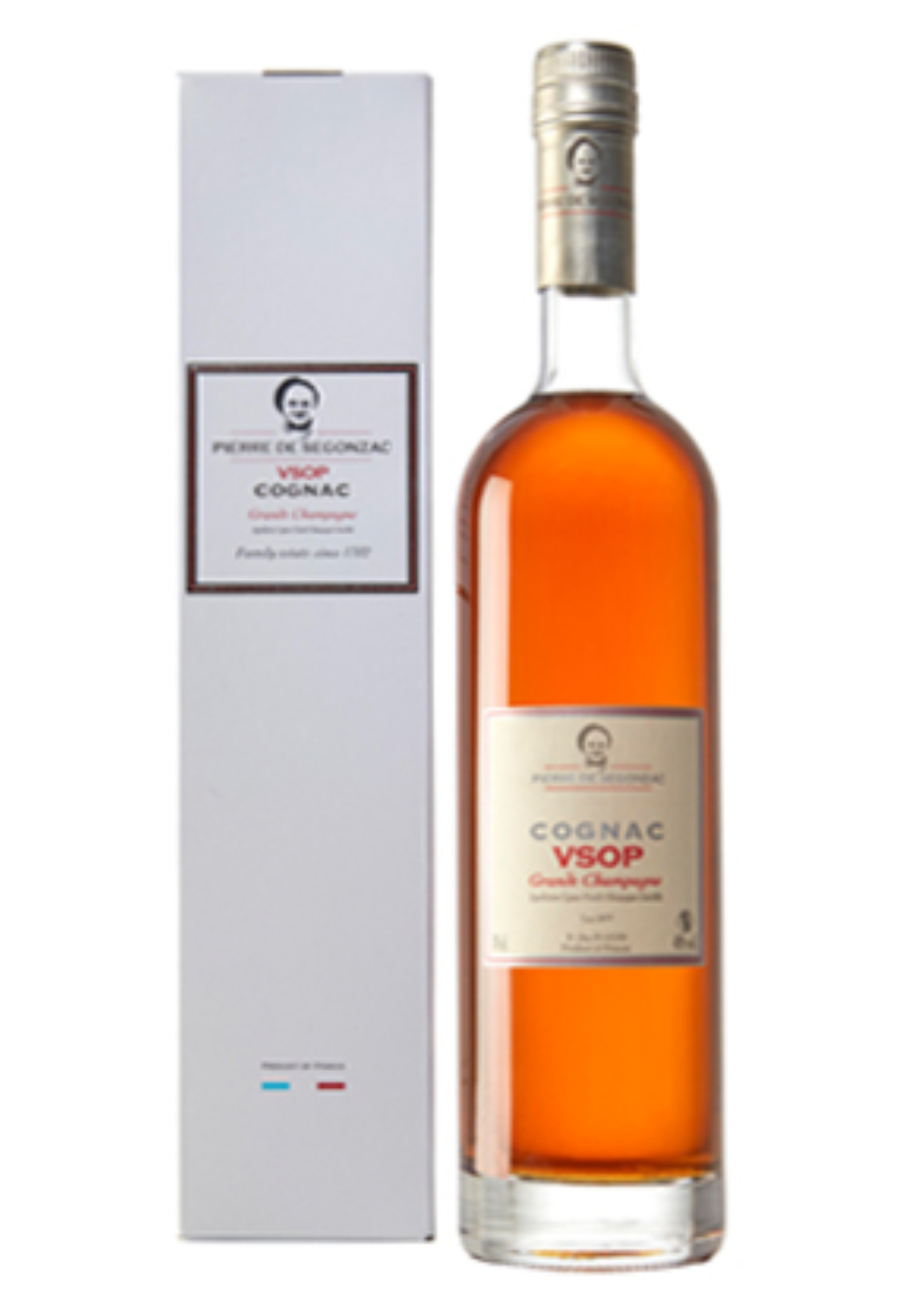 Bottle of Pierre Segonzac VSOP Cognac, 40% - The Spirits Room