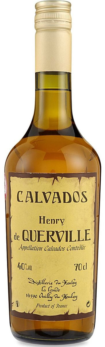 Bottle of Henry de Querville Fine Calvados, 40% - The Spirits Room
