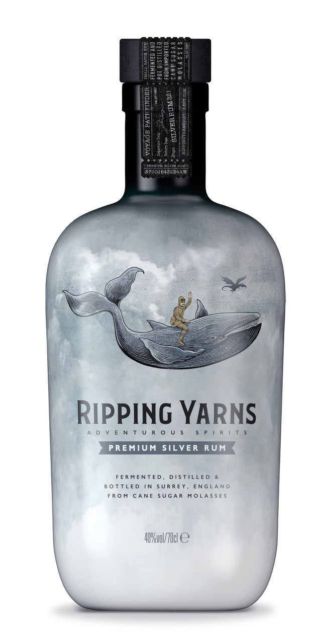 Bottle of Ripping Yarns Premium Silver Rum, 40% - The Spirits Room