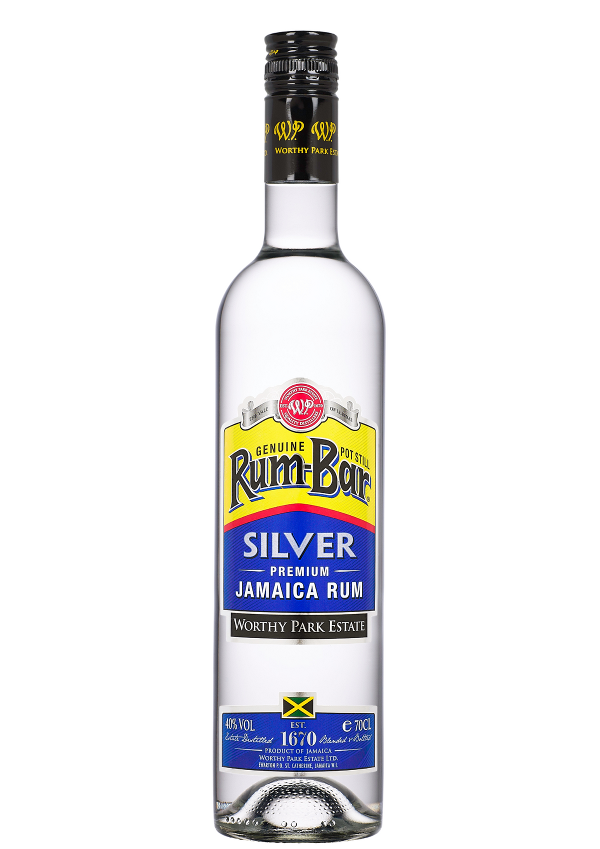 Bottle of Worthy Park Rum-Bar Silver Pot Still Jamaica Rum, 40% - The Spirits Room