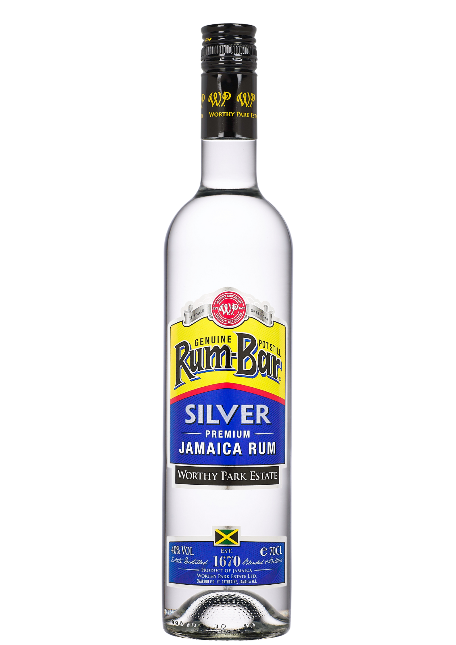 Bottle of Worthy Park Rum-Bar Silver Pot Still Jamaica Rum, 40% - The Spirits Room