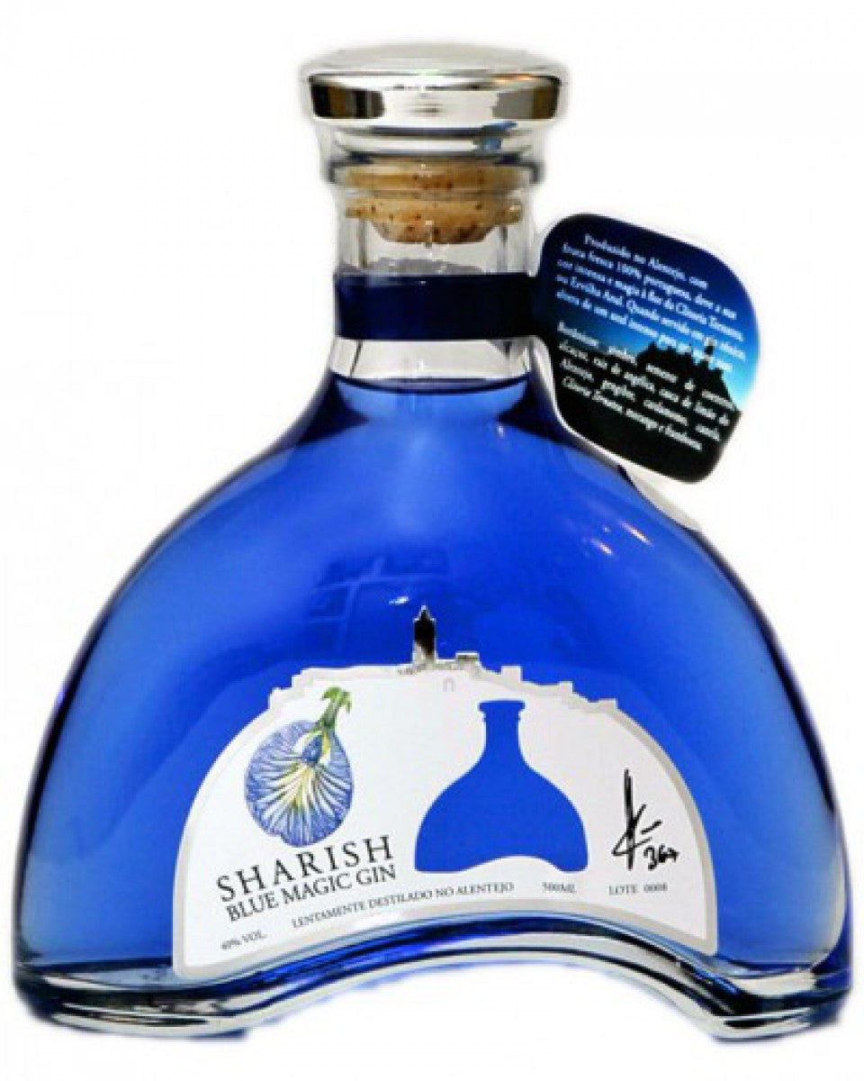 Bottle of Sharish Blue Magic Gin, 40% - The Spirits Room