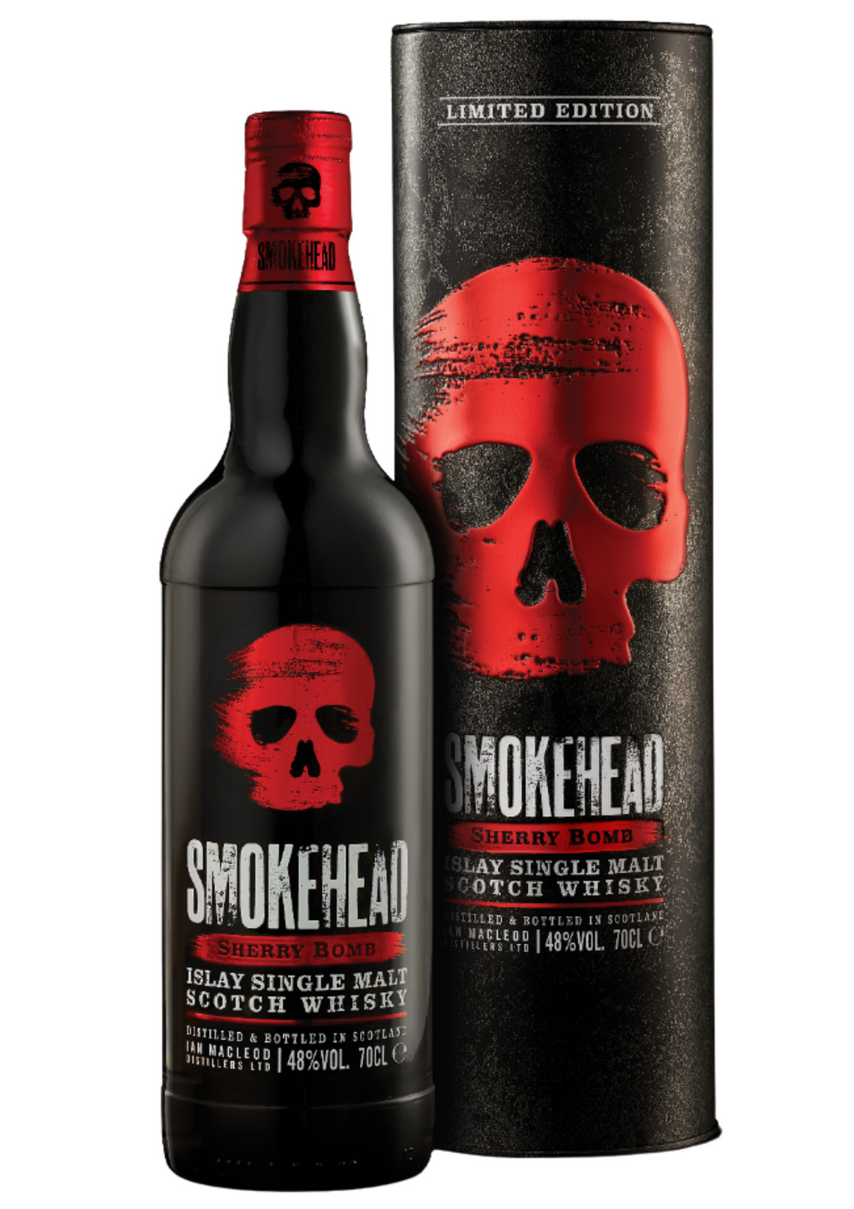 Bottle of Smokehead Sherry Bomb Islay Single Malt Whisky, 48% - The Spirits Room