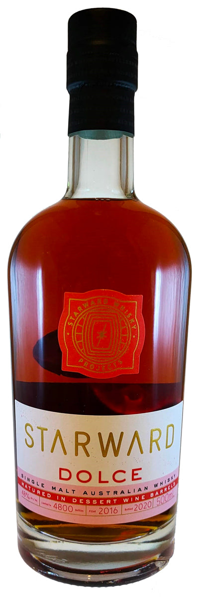 Bottle of Starward Dolce Australian Single Malt Whisky, 48% - The Spirits Room