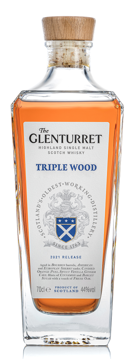 Bottle of The Glenturret Triple Wood, Highland Single Malt Whisky, 44% - The Spirits Room