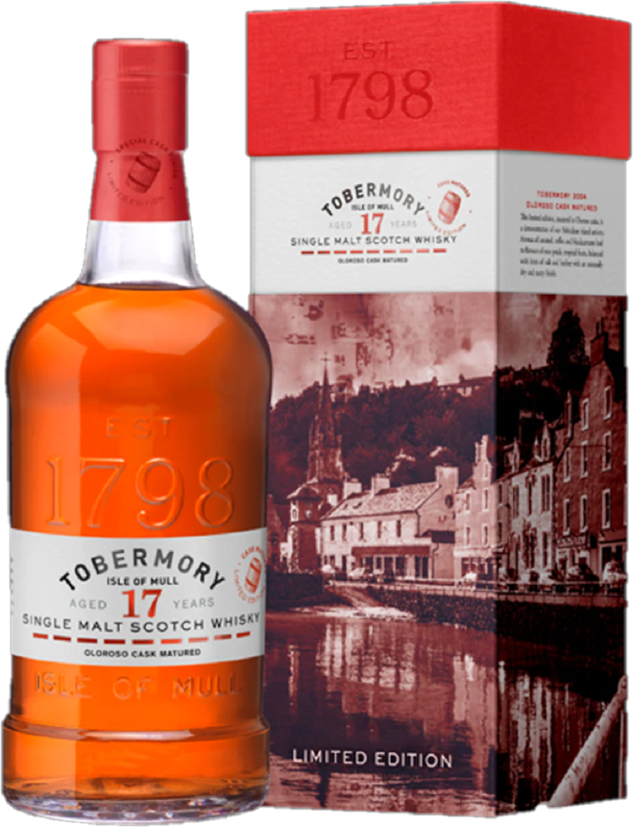 Bottle of Tobermory 2004, 17-Year-Old Oloroso Cask, Single Malt Scotch Whisky, 55.9% - The Spirits Room