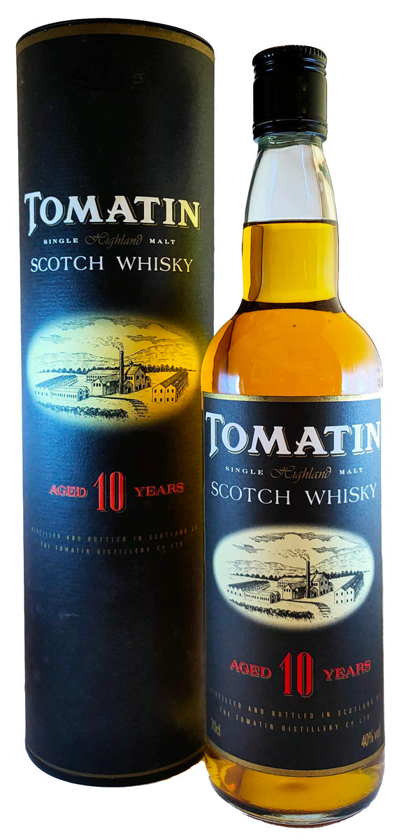 Bottle of Tomatin 10-Year-Old, Highland Single Malt Scotch Whisky, 1990s, 40% - The Spirits Room