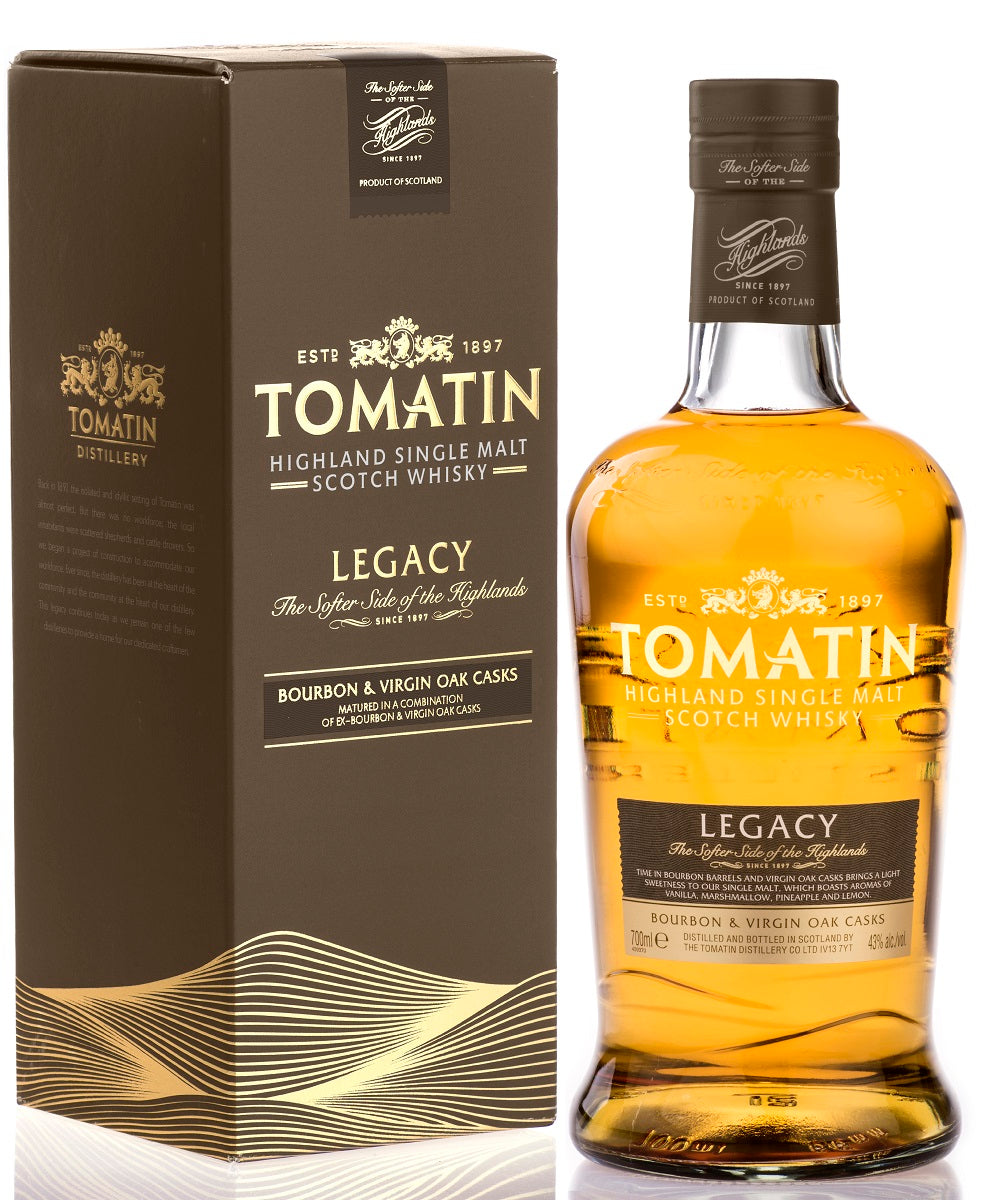 Bottle of Tomatin Legacy Single Malt Scotch Whisky, 43% - The Spirits Room