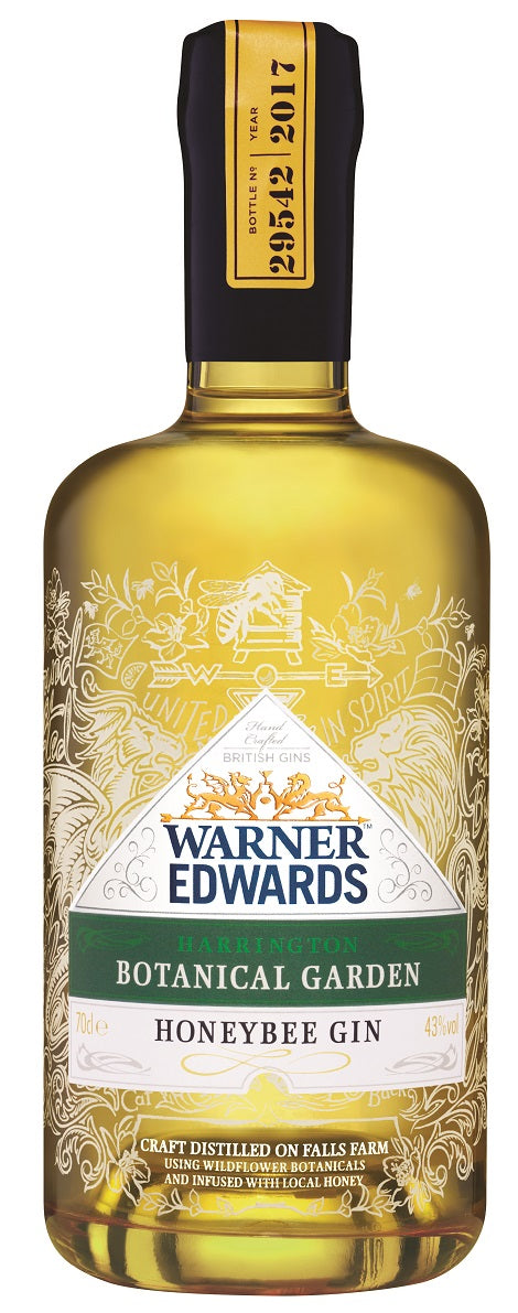 Bottle of Warner Edwards HoneyBee Gin, 40% - The Spirits Room