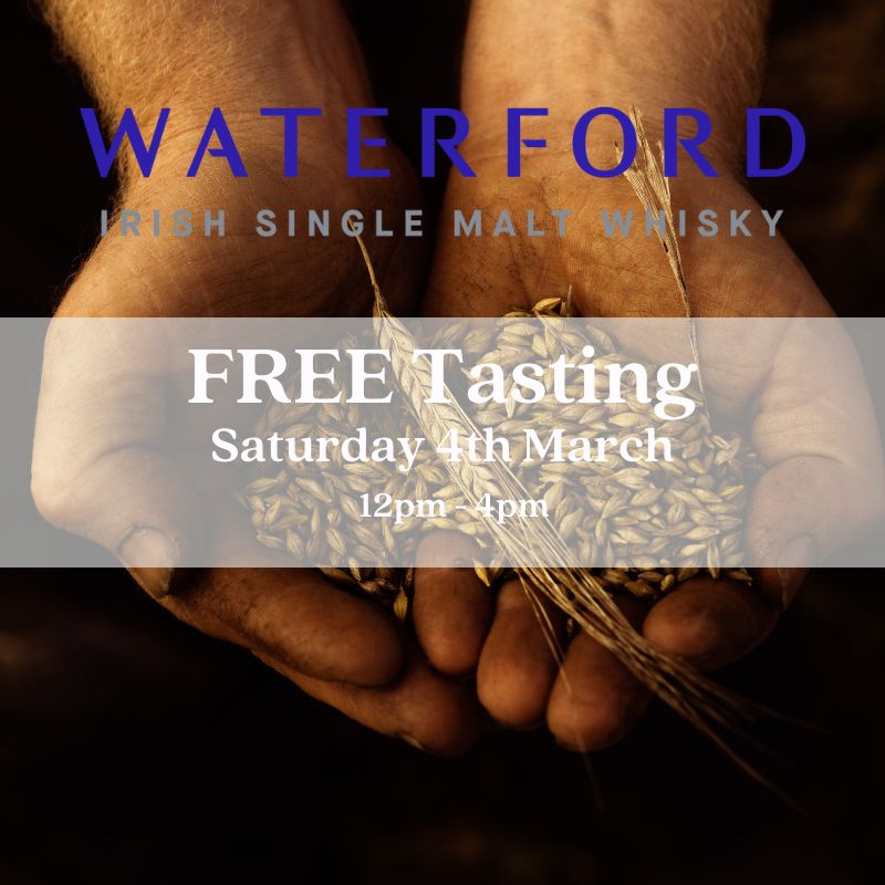 Barrel-Top Tasting with Waterford Single Malt Irish Whisky - Saturday 4th March