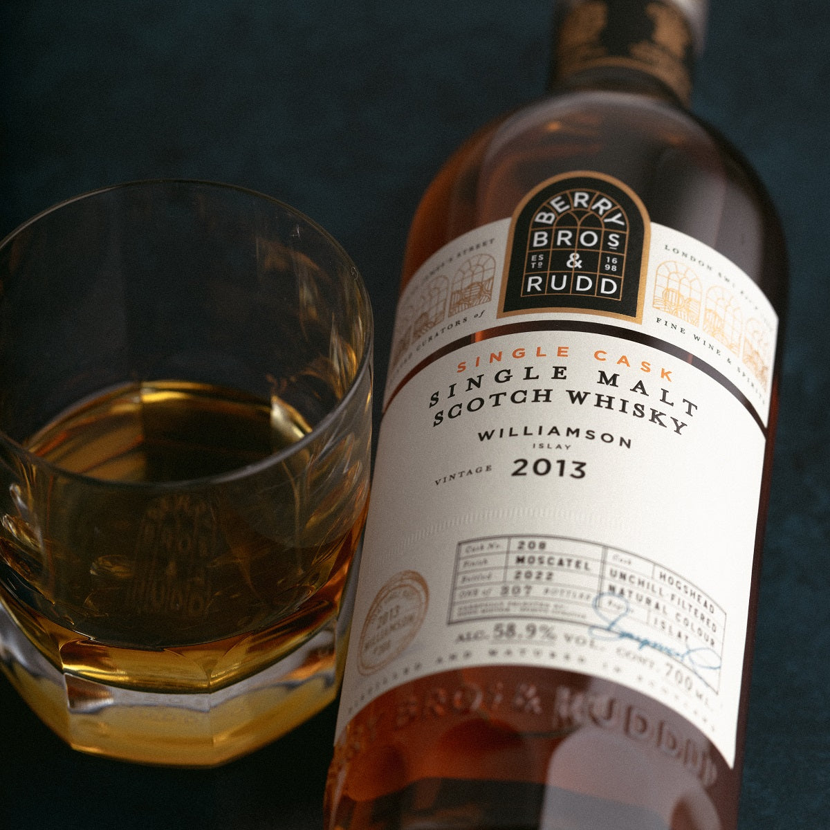 Berry Bros. &amp; Rudd 2013 Williamson 9-Year-Old Moscatel Cask, Islay Single Malt Whisky, 57.9%