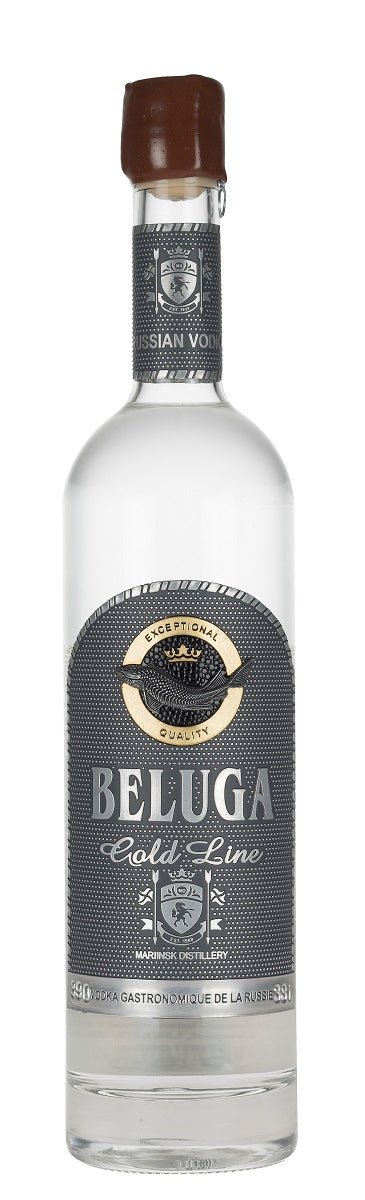 Bottle of Beluga Gold Line Noble Russian Vodka, 40% - The Spirits Room