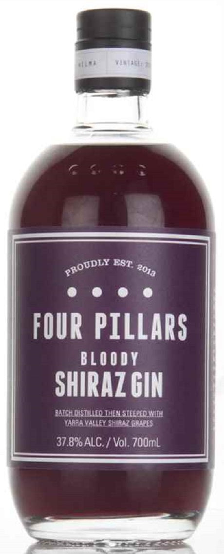 Bottle of Four Pillars Shiraz Gin, 37.8% - The Spirits Room