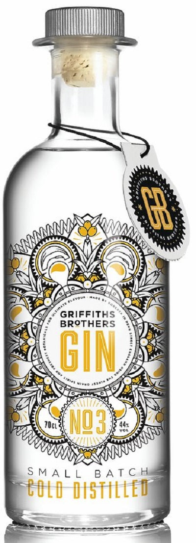 Bottle of Griffiths Brothers No. 3 Gin, 44% - The Spirits Room
