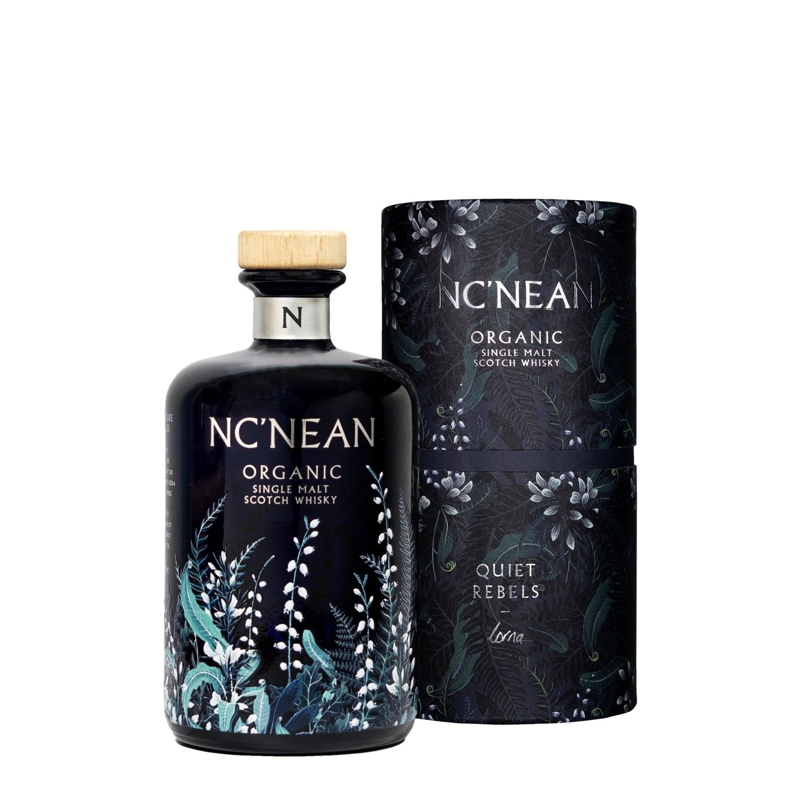 Bottle of Nc'nean Quiet Rebels, Lorna, Organic Single Malt Scotch Whisky, 48.5%