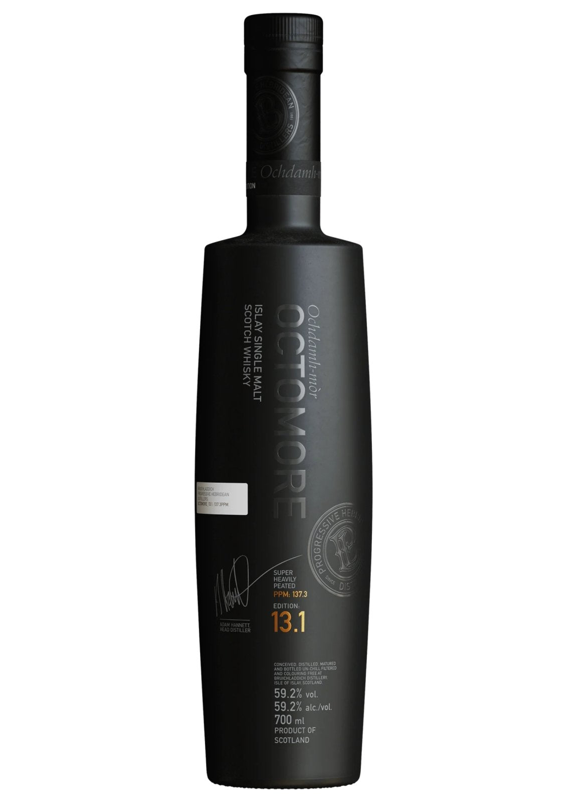 Bottle of Octomore 13.1, Scottish Barley, Islay Single Malt Whisky, 59.2%