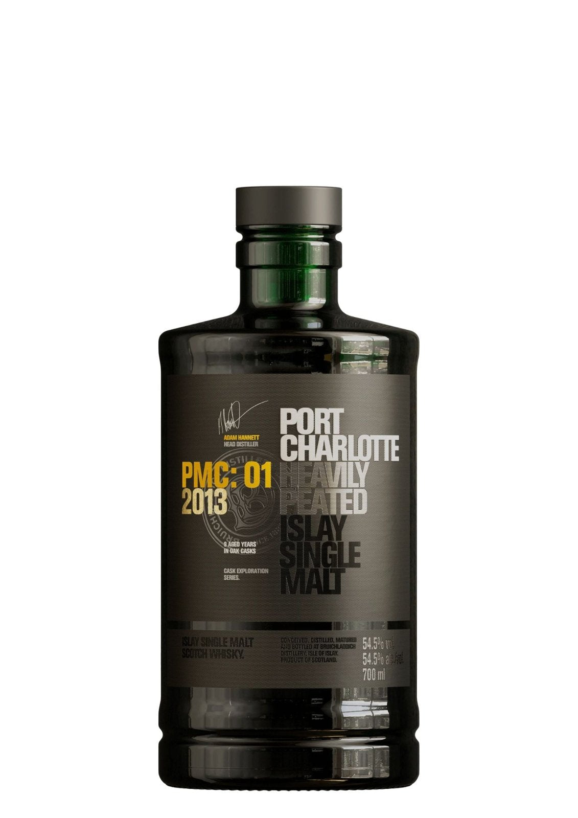 Bottle of Port Charlotte PMC:01 2013 Pomerol Cask Islay Single Malt Whisky, 54.5%