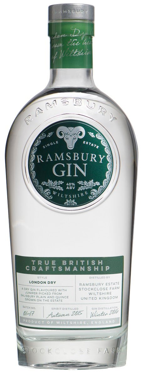 Ramsbury Single Estate Gin, Wiltshire - Gin - Caviste Wine