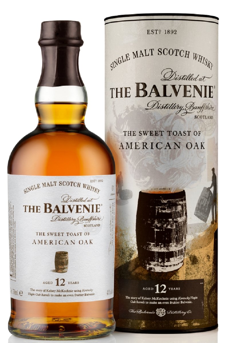 The Balvenie Stories 'The Sweet Toast of American Oak' 12-Year-Old Single Malt Scotch Whisky - Whisky - Caviste Wine