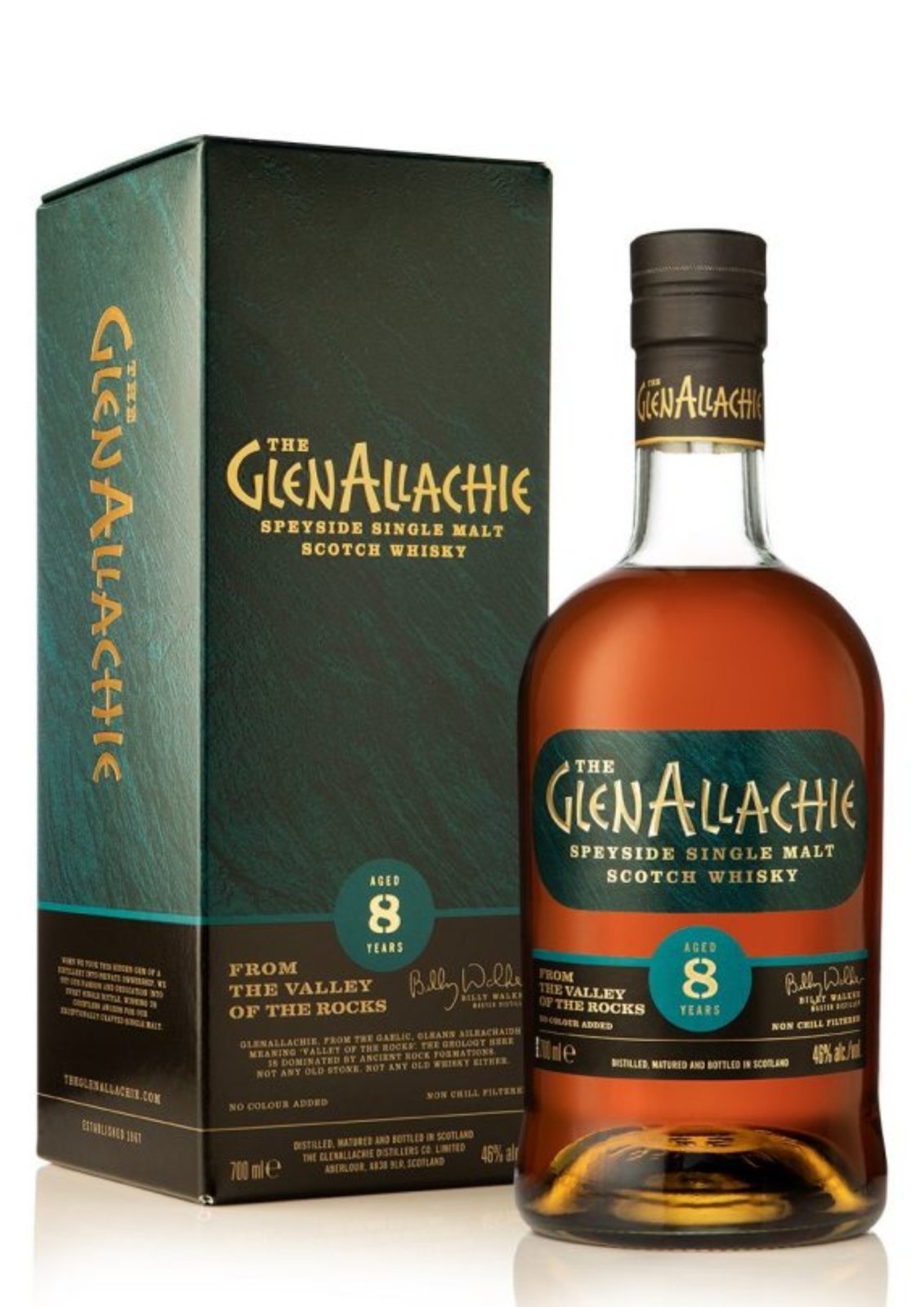 The GlenAllachie 8-Year-Old Speyside Single Malt Whisky, 46% - Whisky - Caviste Wine